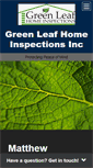 Mobile Screenshot of greenleafhomeinspections.com